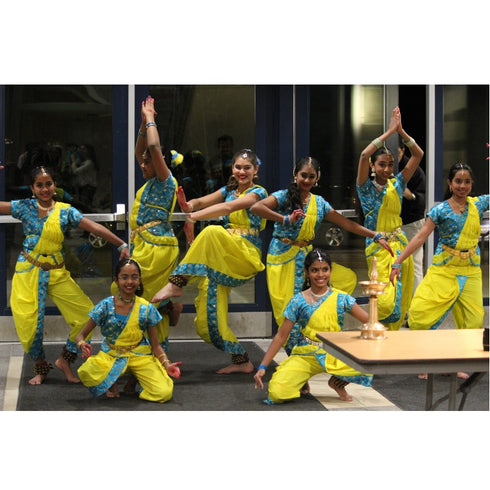 Yellow Green Group Dance Costume